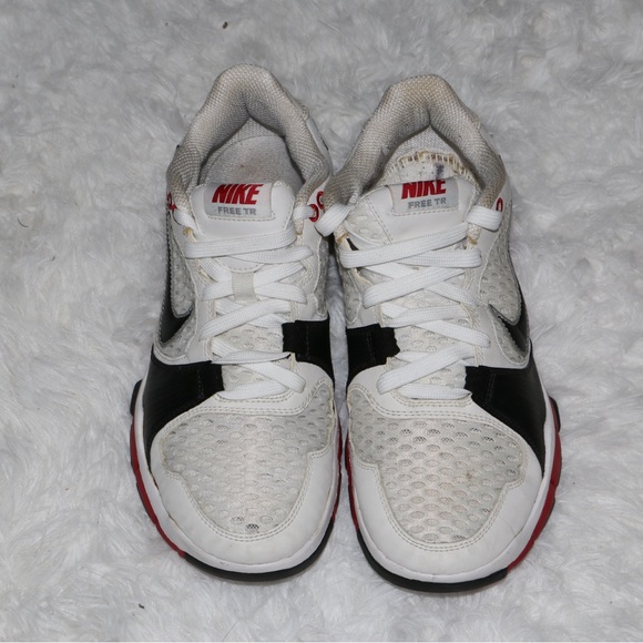 Nike Free TR Flywire White Black Red Training Shoes Mens Size 8 Athletic Gym main image 8